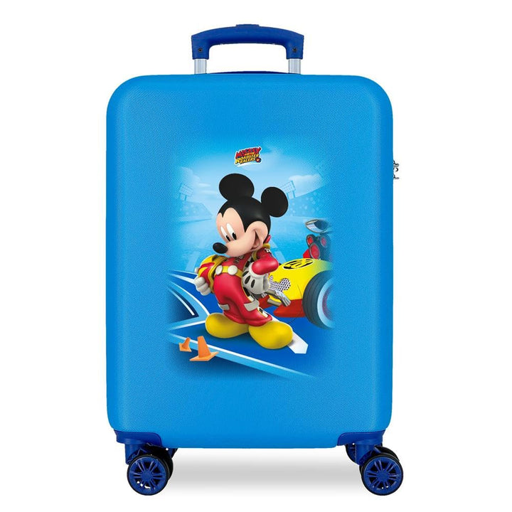 Disney Rucksack Lets Roll Mickey, blau, 34x55x20 cms, Mickey-Koffer