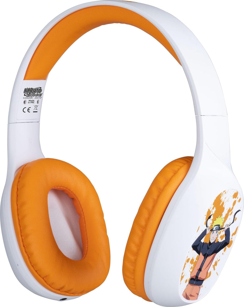 Konix Naruto Shippuden Drahtlose Bluetooth 5.3-Kopfhörer für Smartphones und Tablets - 30 Stunden Ak