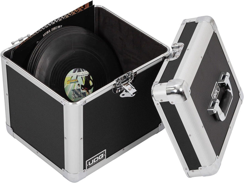 UDG Ultimate Record Case 80 Vinyl Silber Schwarz, Schwarz