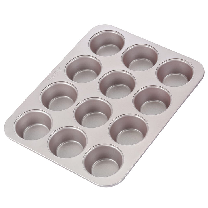 CHEFMADE Muffin Kuchen Pan, 12-hohlraum Nicht-Stick Cupcake Pan Backformen für Ofen Backen (Champagn