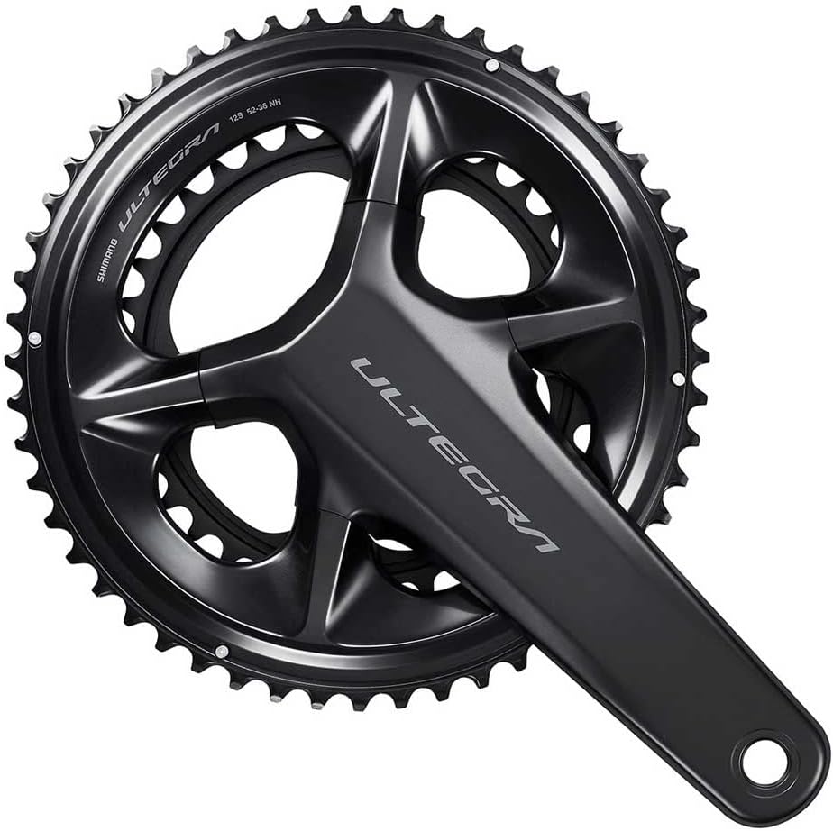 Shimano Unisex – Erwachsene Ultegra FC-R8100 Kettenradgarnitur, Schwarz, Einheitsgrösse