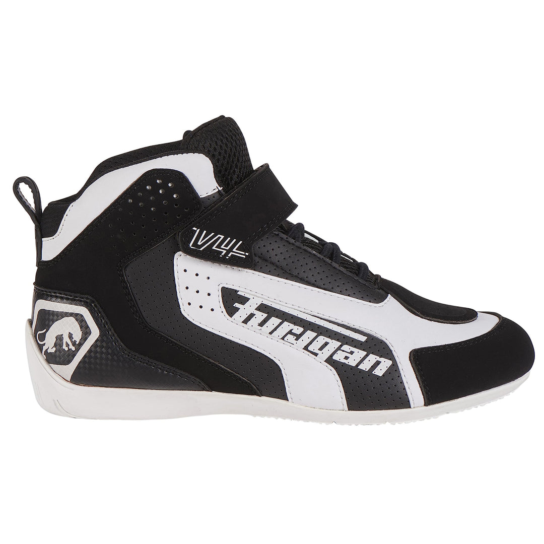 Furygan V4 Vented Motorradschuhe 39 EU Schwarz Weiss, 39 EU Schwarz Weiss