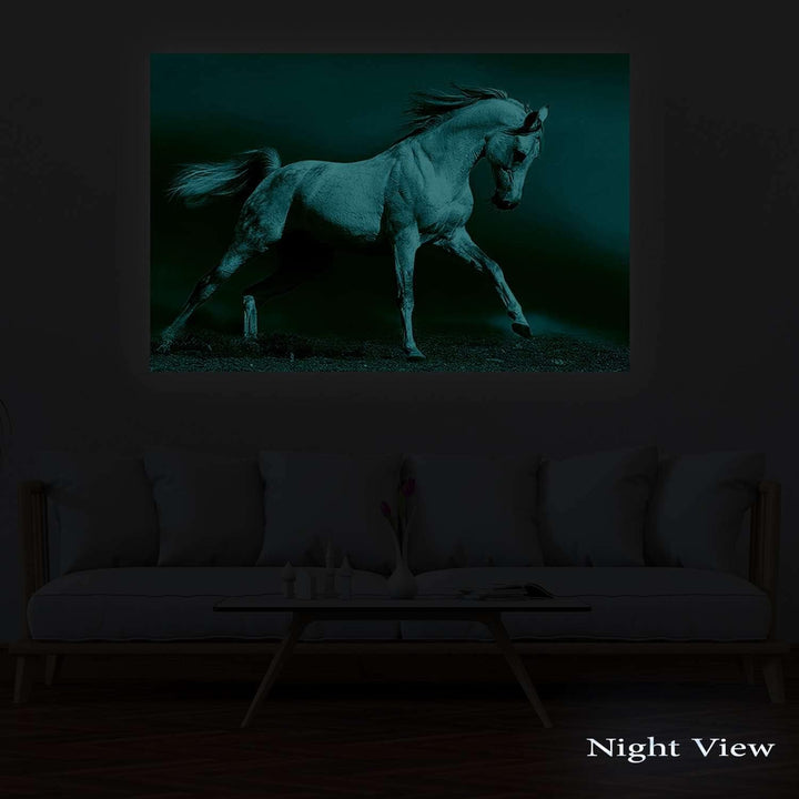 Startonight Bilder Arabisches Pferd, Leinwandbilder Moderne Kunst, Tiere Wanddeko Kunstdrucke, Wandb