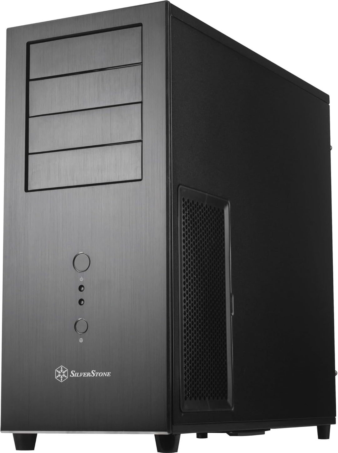 SilverStone SST-TJ04B-E - Temjin Midi Tower Gehäuse, SSI-CEB, ATX, schwarz