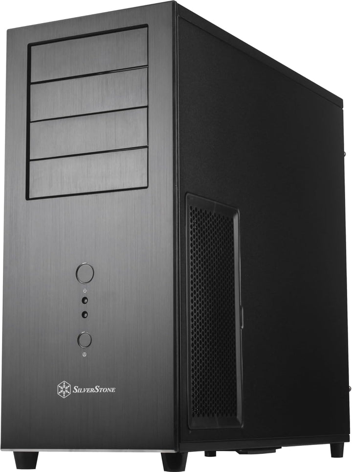 SilverStone SST-TJ04B-E - Temjin Midi Tower Gehäuse, SSI-CEB, ATX, schwarz