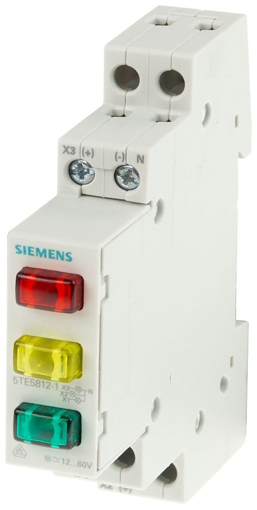 Siemens 5TE5803 x Druckknopf ohne Restfunktion, Grau