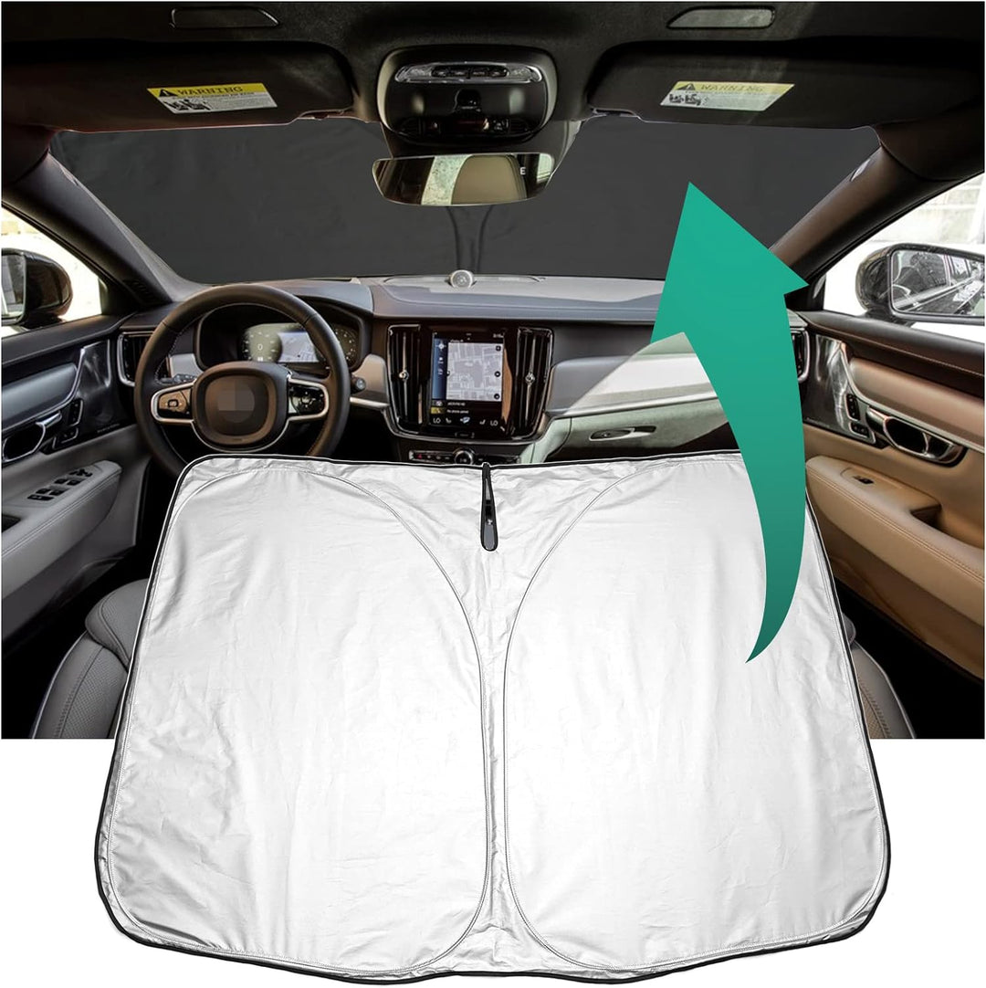 YEE PIN kompatibel mit Volvo XC60 2018-2022 2023 2024 Sonnenschirm Auto，Faltbare Auto Sonnenschutz F