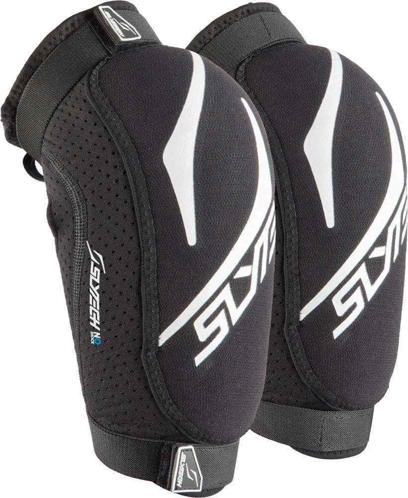 SLYTECH Ellbogenschützer Elbowpro Noshock Xt Kevlar, Black/White, L/XL