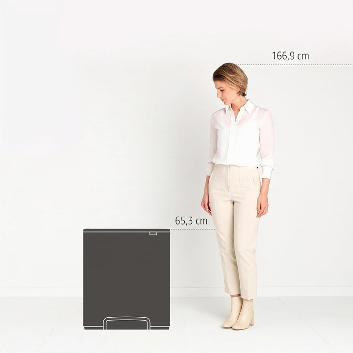 Brabantia Bo Treteimer, 60L 1 Inneneimer (60L) Platinum, 1 Inneneimer (60L) Platinum