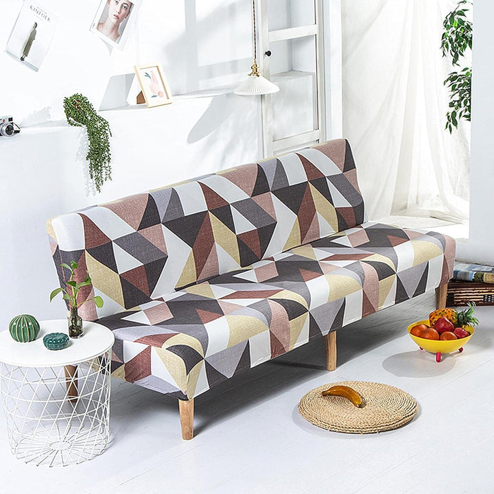 Stretch Schlafsofabezug, Schlafsofabezug Polyester Spandex Stretch Futon Schonbezug, klappbare armlo