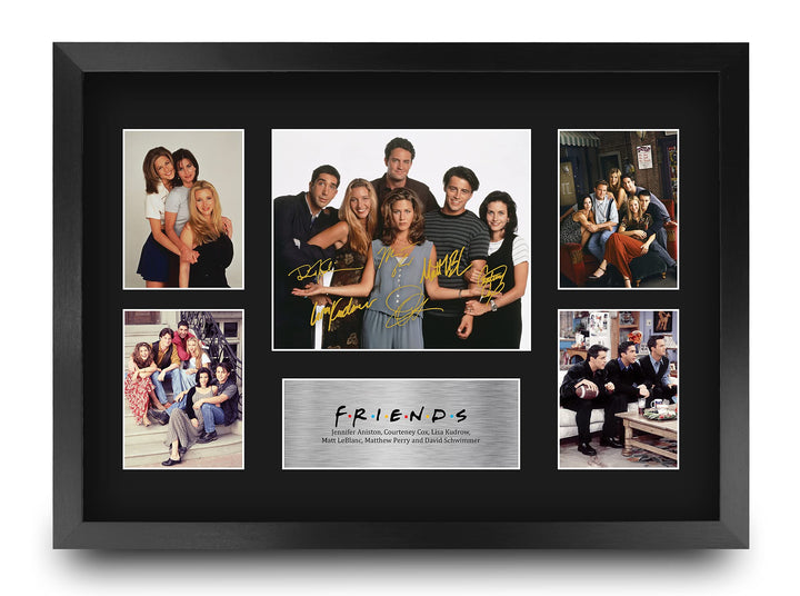 HWC Trading FR A3 Friends Geschenke Gedruckt Signiert Autogramm Bild Präsentation Display Für Fernse