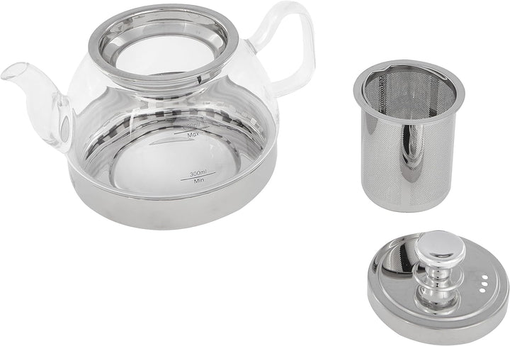 IBILI - Teekocher aus Glas mit Filter Induction, Borosilikatglas, 0,8 Liter, für Induktionsherde gee