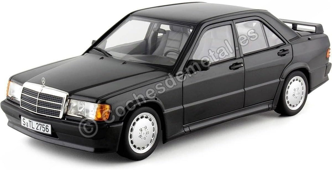 Norev Mercedes 190 E 2.3-16 W201 1984 schwarz metallic Modellauto 1:18