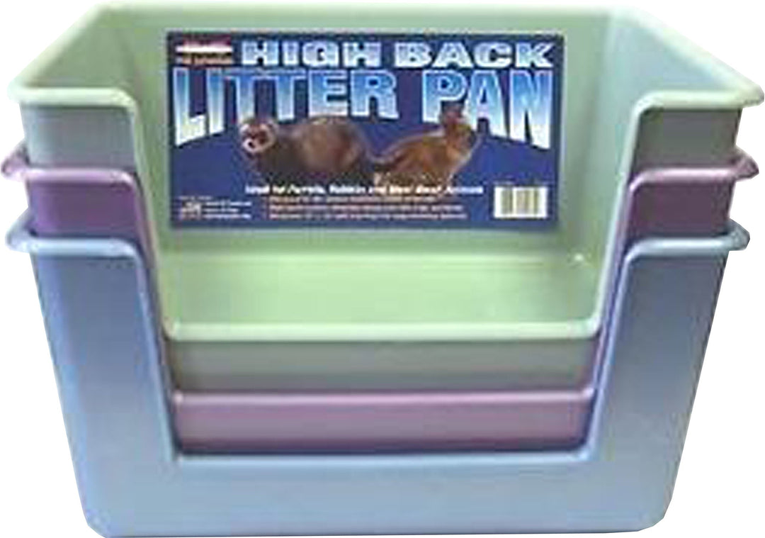 Marshall High Back Ferret Litter Pan (Single Pan. Colors May Vary.) violett High-Back, violett High-
