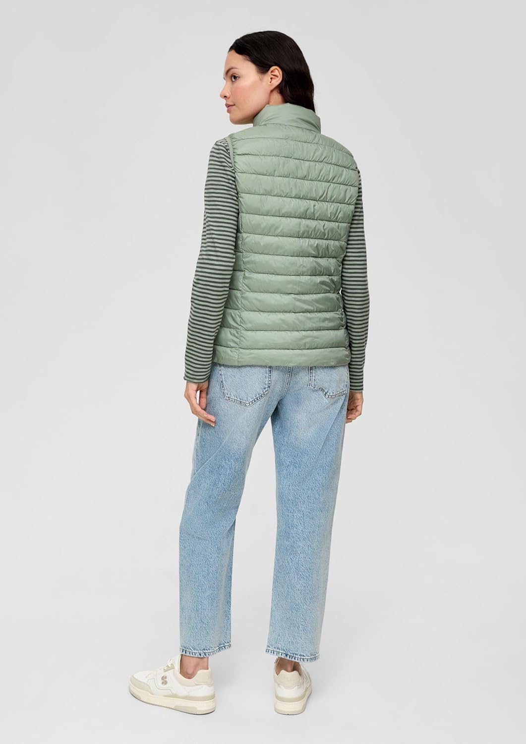 s.Oliver Damen Outdoor Weste 34 Grün, 34 Grün