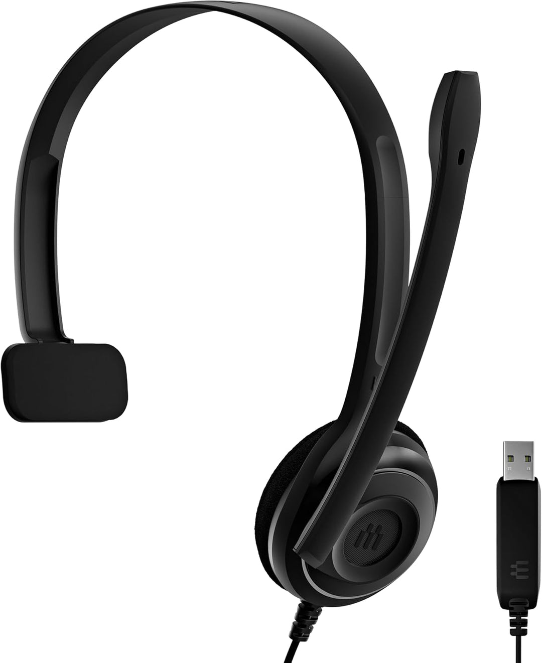 EPOS PC 7 USB Monaurales USB-Headset mit kristallklarem Sound, Plug-and-Play für PC und Mac, leicht