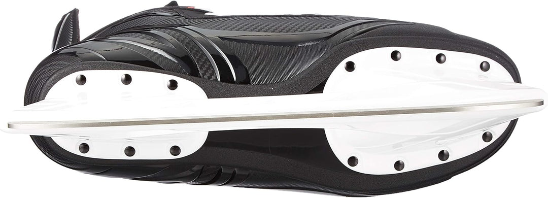 Bauer Unisex-Kinder Pro Skate Feldhockeyschuhe 38.5 EU Schwarz Schwarz Weiss Rot Si 900, 38.5 EU Sch