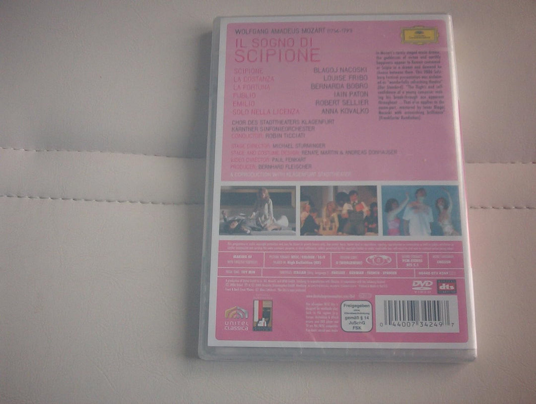 Mozart - Il Sogno di Scipione, DVD