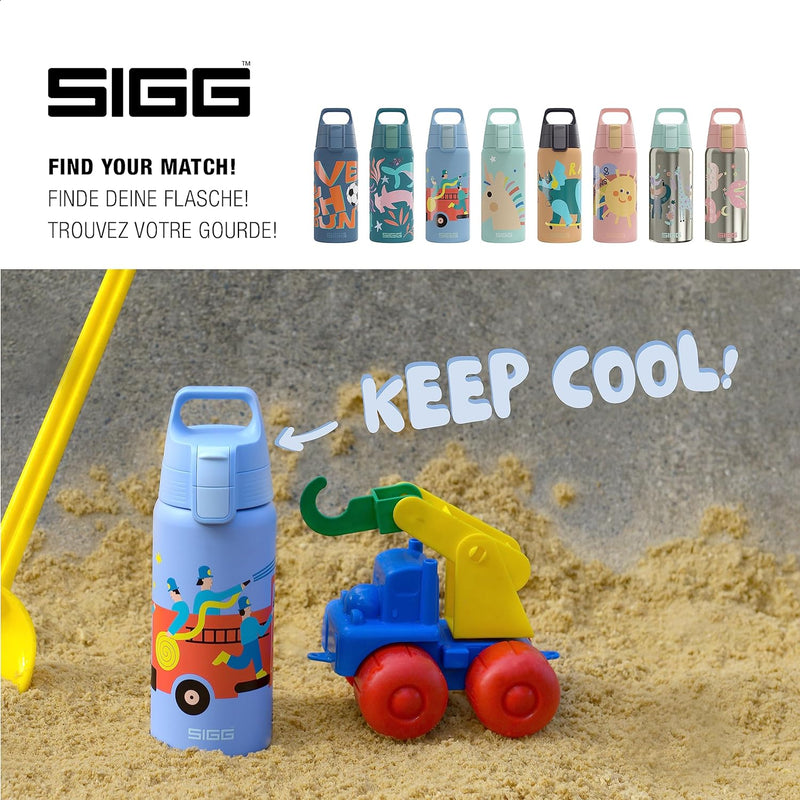 SIGG - Isolierte Trinkflasche Kinder - Shield Therm ONE - Für Kohlensäurehaltige Getränke Geeignet -