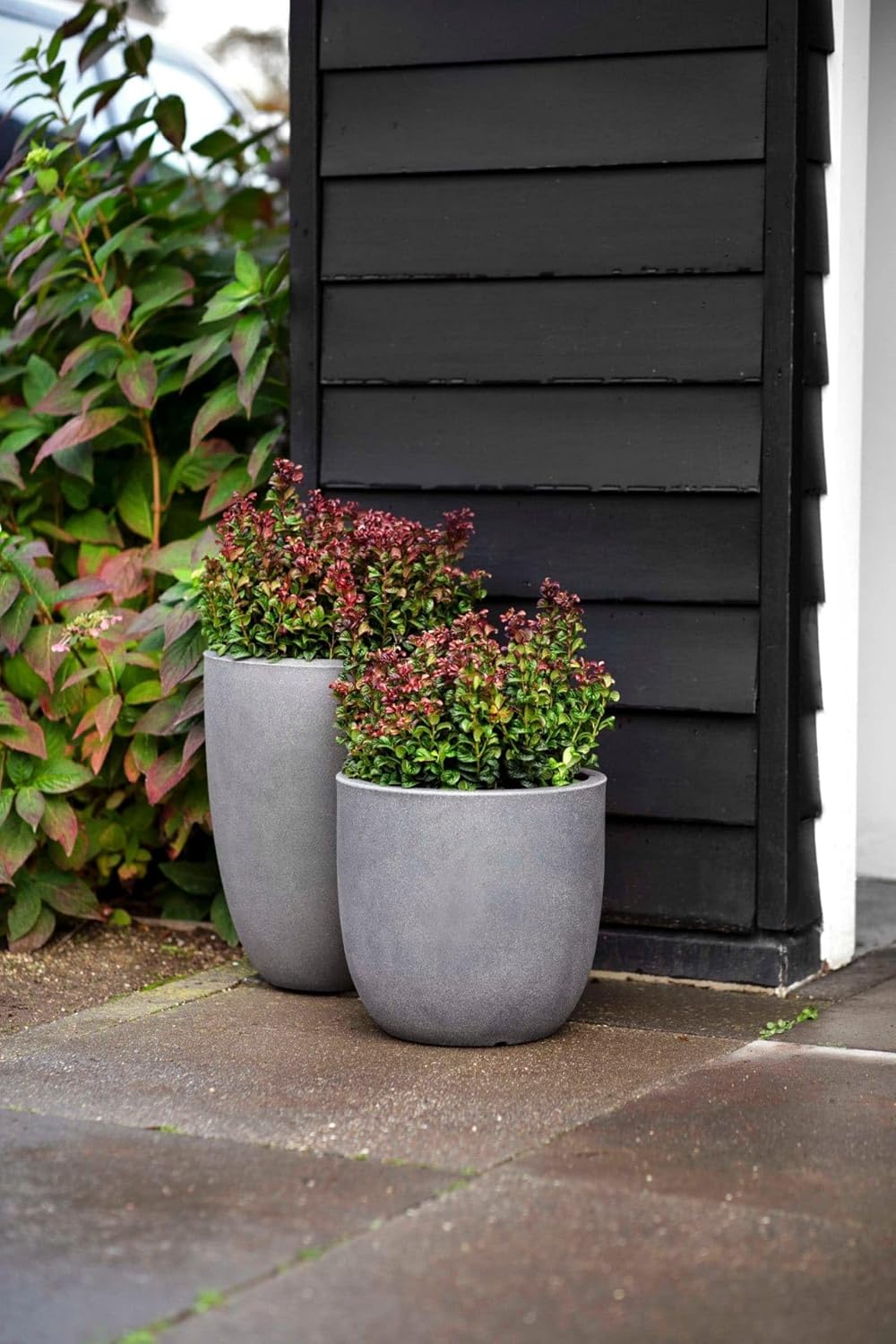 Capi Europe - Blumentopf Kugel Smooth NL - 43x41 - Schwarz - Öffnung Ø35 - Blumentopf für den Innen-