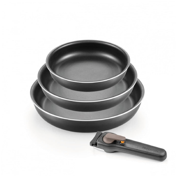 Tescoma Bratpfannen-Set mit abnehmbarem Griff VARIO, 4-teilig