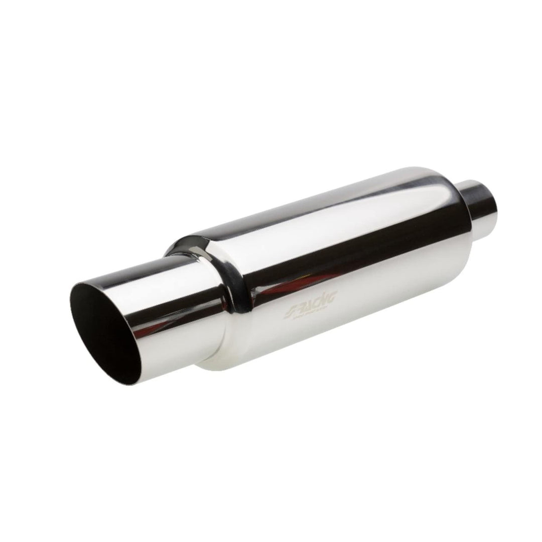 Simoni Racing ESR084 Exhaust Muffler Rounded, Inox
