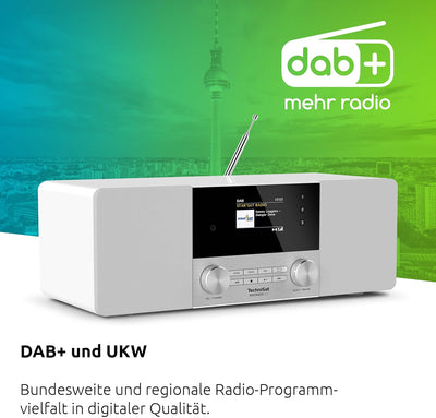 TechniSat DIGITRADIO 4 C - Stereo Digital-Radio (DAB+, UKW, Farbdisplay, Bluetooth-Audiostreaming, K