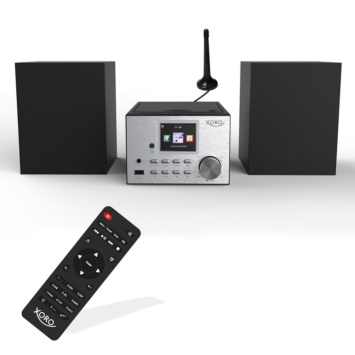XORO HMT 500 PRO V2 - Mikro Stereoanlage (Internet-/DAB+/UKW-Radio, CD Player, Bluetooth, USB Mediap