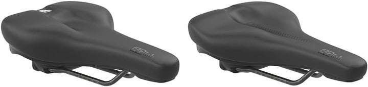 SQlab Unisex – Erwachsene 602 M-d Active 2.1 Fahrradsattel Schwarz 14 cm Bundle mit Fahrradsattel, S