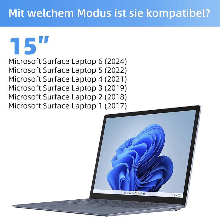 Magnetischer Blickschutzfilter für 15 Zoll Microsoft Surface Laptop 5/4/3/2/1(15"), Entfernbare Disp
