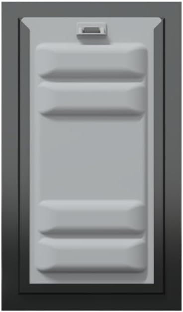 E2 Haustiertür für Wände in Schwarz | Energieeffizientes Einzelklappen-Design für Wandinstallationen