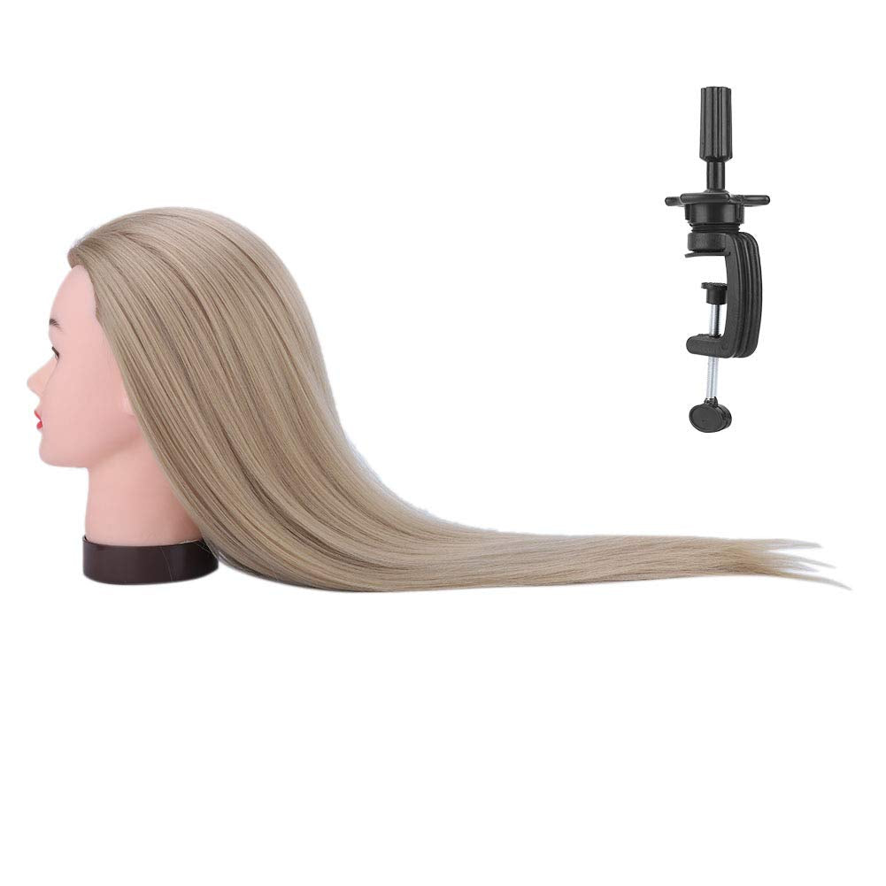 Perückenkopf mit Realistischer Haarstyling-Übungspuppe für das Friseurtraining, Geeignet für Anfänge