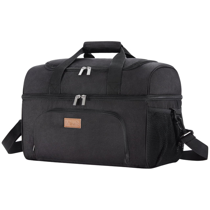 Lifewit Kühltasche Kühlbox Gross Einkaufstasche Faltbar Cooler Bag Sportliche Isoliertasche Double D