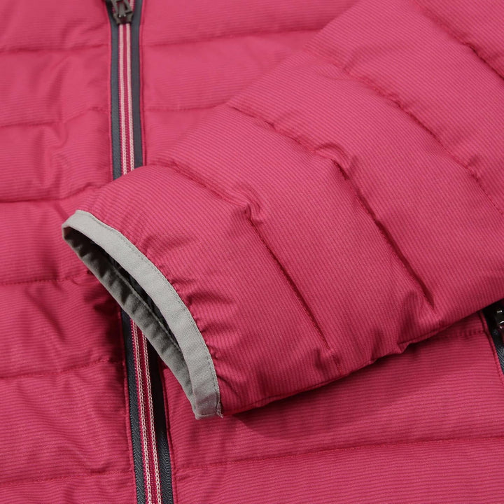 Blue Wave Damen Steppjacke Irina - Jacke gesteppt mit abnehmbarer Kapuze 36 Rosa, 36 Rosa