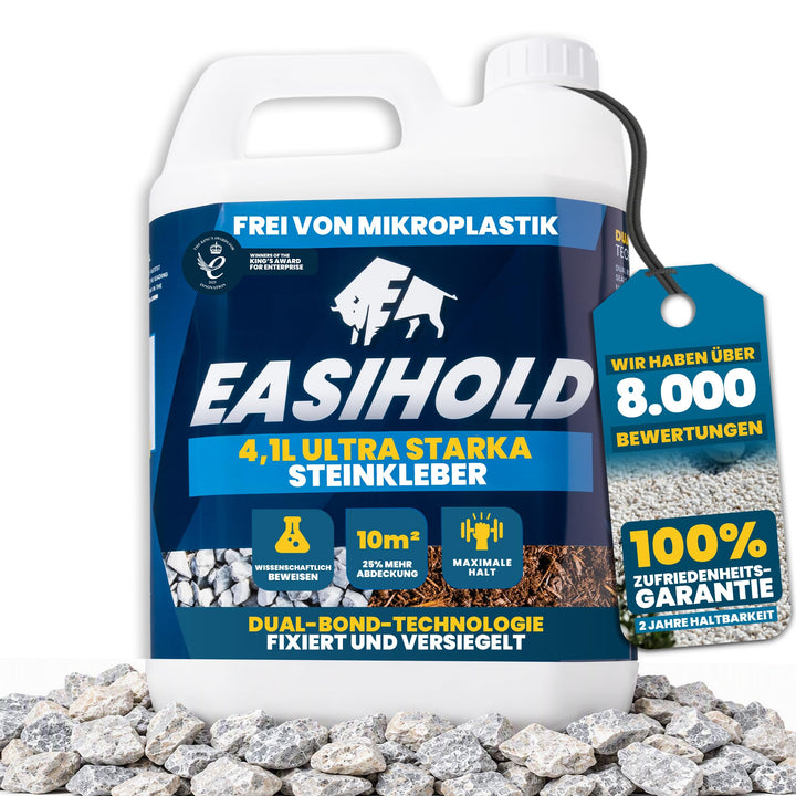 Vuba Easihold 4,1 l Kiesbinder – Kleber für Steine und Mulch, gebrauchsfertig; Stabilisator für Ru