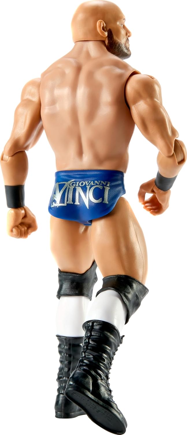Mattel WWE Actionfigur, 15,2 cm grosses Sammlerstück Giovanni Vinci mit 10 Gelenkpunkten &amp; lebensech
