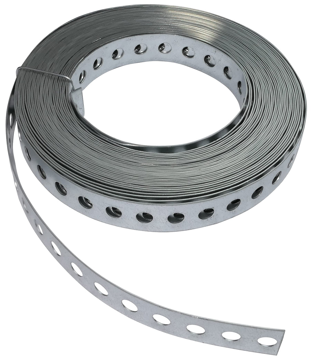 AERZETIX - C49717 - Montageband - 17mm - Gerade gelocht - aus verzinkter Stahl - 10 Meter - Ø6.5mm -