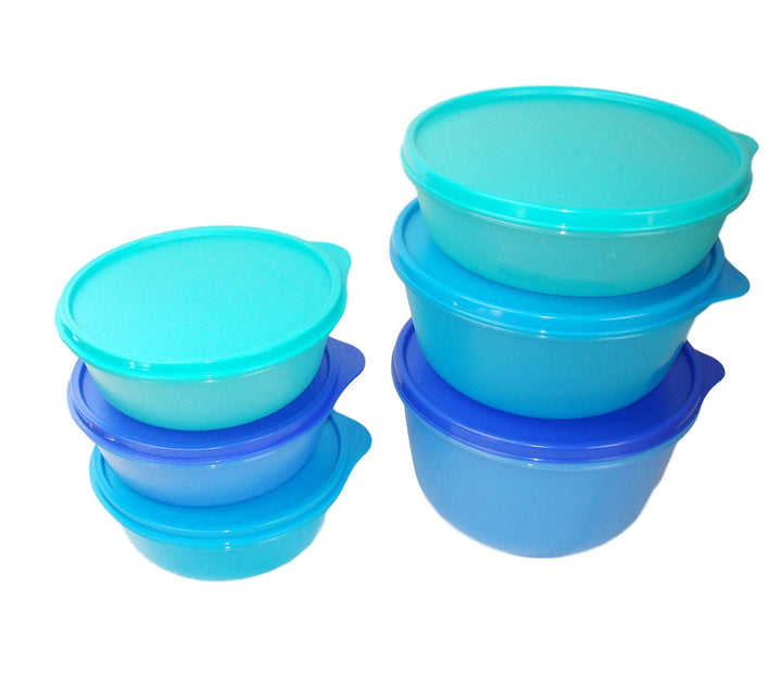 TUPPERWARE Kühlschrank Clarissa 2L+1,5L + 1,0L Hit-Parade 600ml (3) blau P 21950