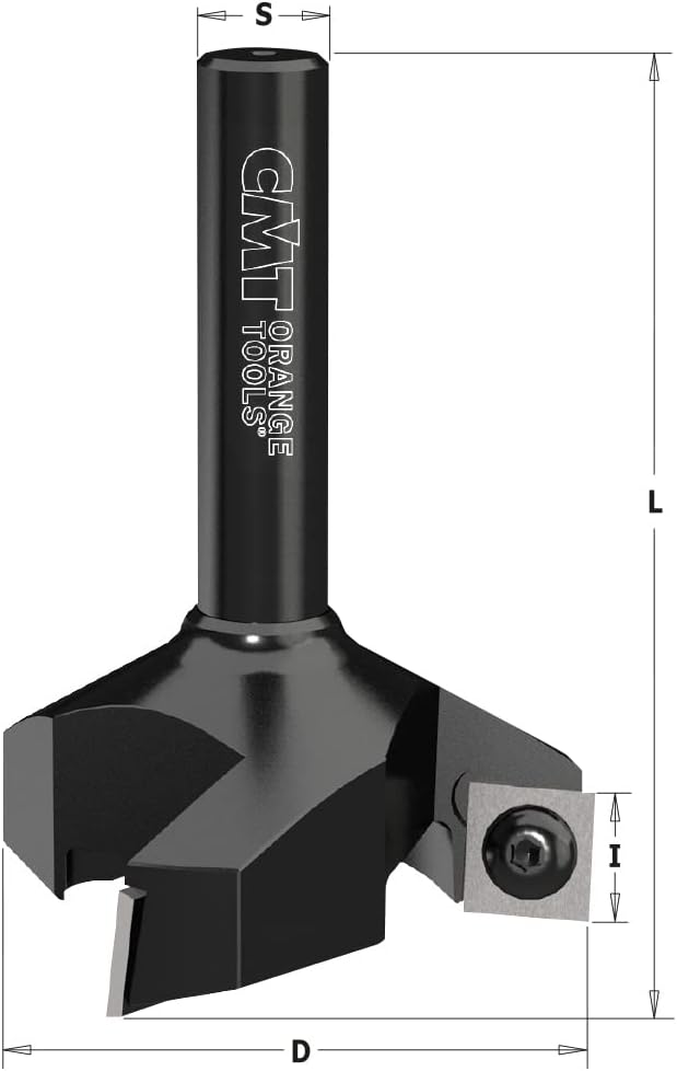 CMT 663.004.11 – Fräser de cuchillas Reversibles PARA nivelar HW Z3 S = 12 x 50 d = 60 x 12 x 80 DX