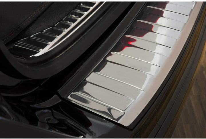 Avisa Edelstahl Heckstossstangenschutz kompatibel mit Volvo XC60 2013-2016 'Ribs'