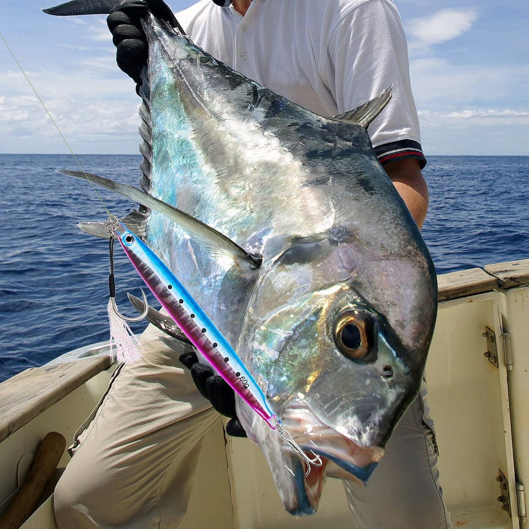 FREGITO Fishing Jigs Vertikale Salzwasser Jigs Vertikaler Jigging Löffel Angeln Thunfisch Köder Boot