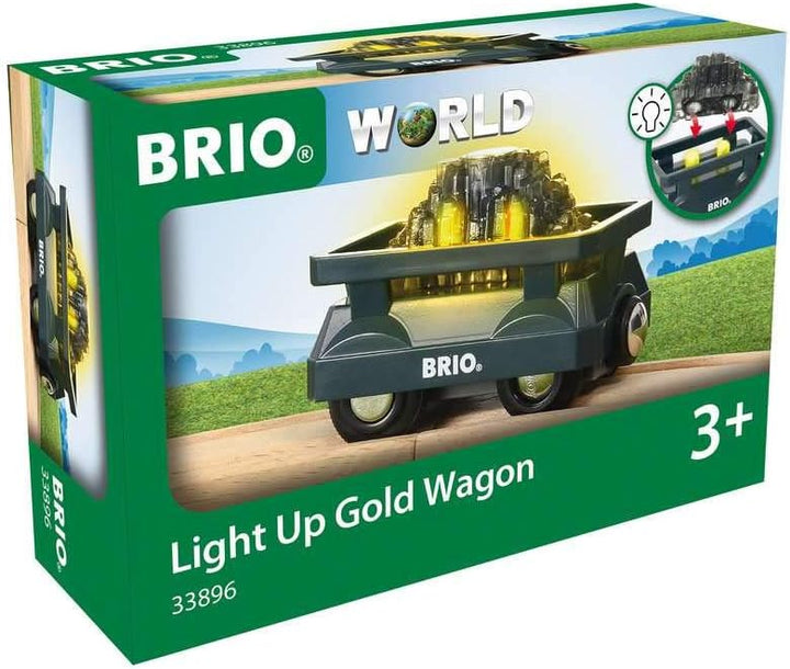 BRIO World 33889 Grosse Goldmine mit Sound-Tunnel – Zubehör Holzeisenbahn – Kleinkinderspielzeug emp