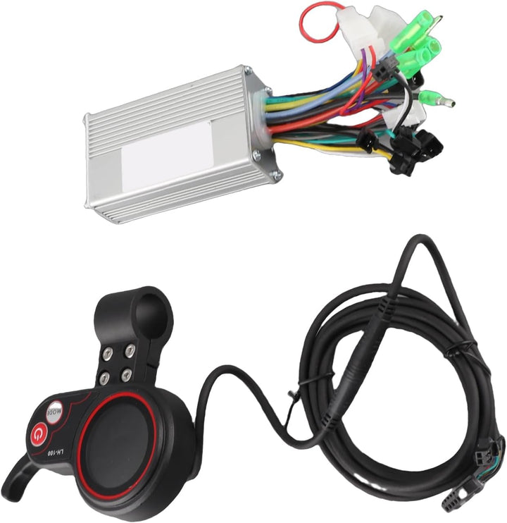 Alomejor E-Bike Controller Kit, Elektroroller-Controller mit LCD-Display und Schaltschalter (Univers