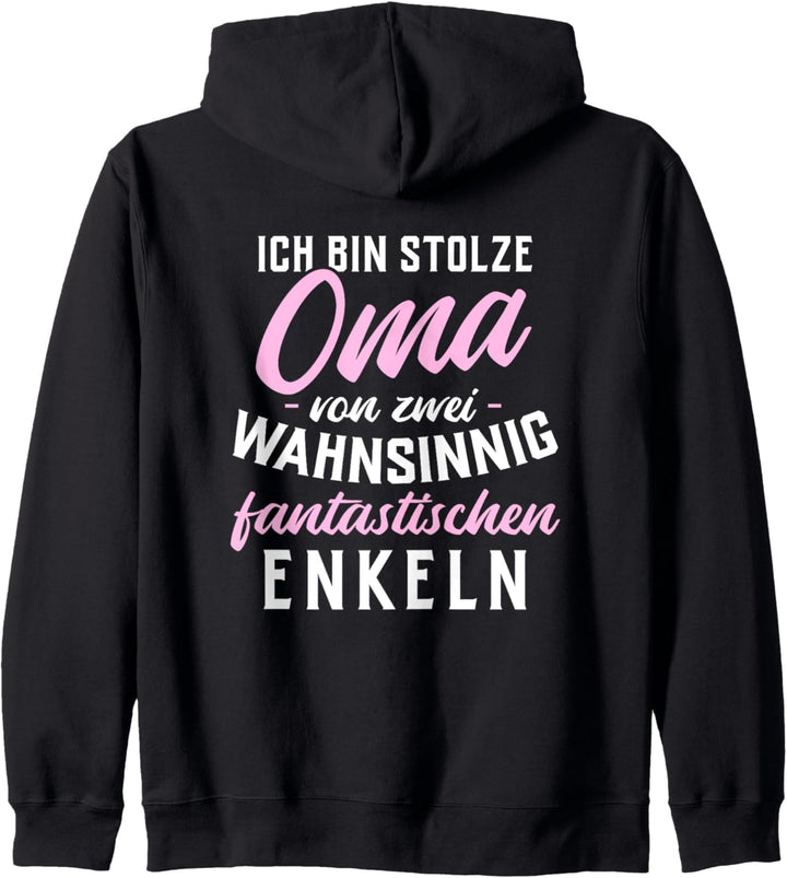 Ich bin stolze Oma von zwei wahnsinnig fantastischen Enkeln Kapuzenjacke