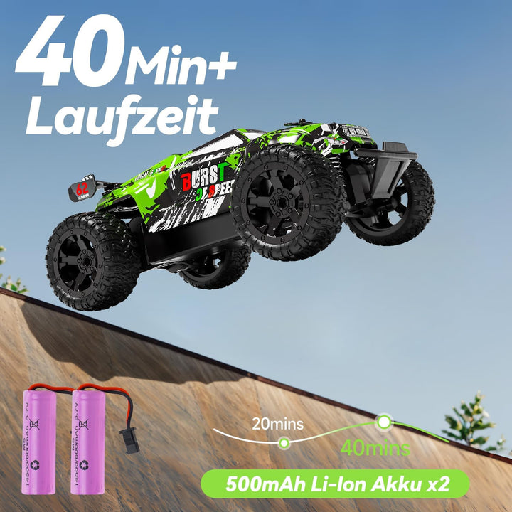 Ferngesteuertes Auto Kinder ab 3 4 5 6 8 Jahre, 1:18 Ferngesteuerter Monstertruck Ferngesteuert Mit