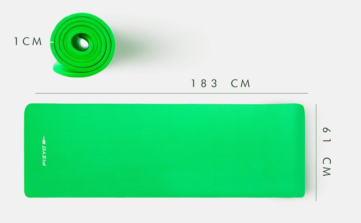 FIZYO FITYO Yogamatte Gymnastikmatte Fitnessmatte Trainingsmatte Turnmatte | für Yoga, Training, Erh