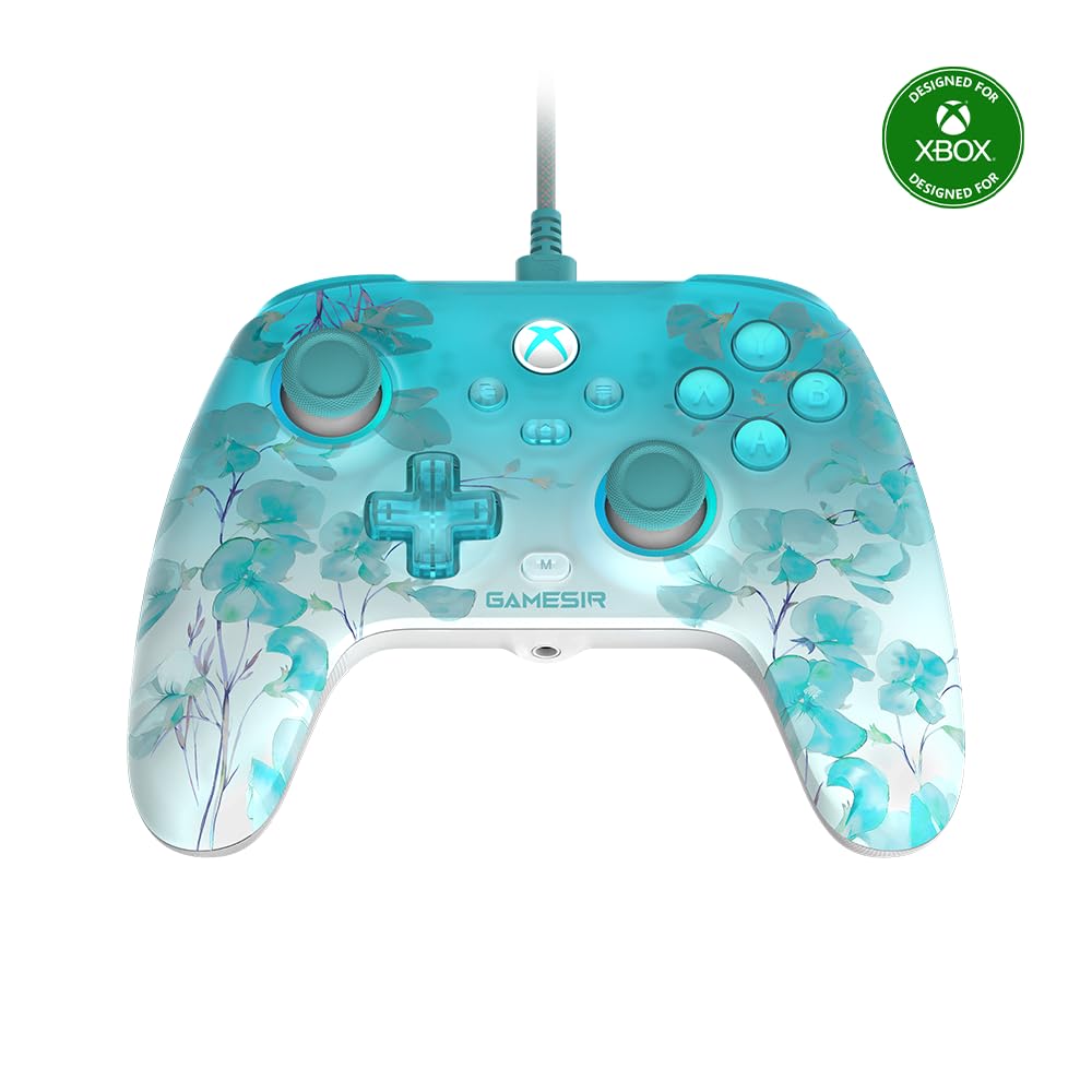 GameSir T7 Pro Floral Wired Controller for Xbox Series X|S, Xbox One, Windows 10/11 & Steam, Hall Ef