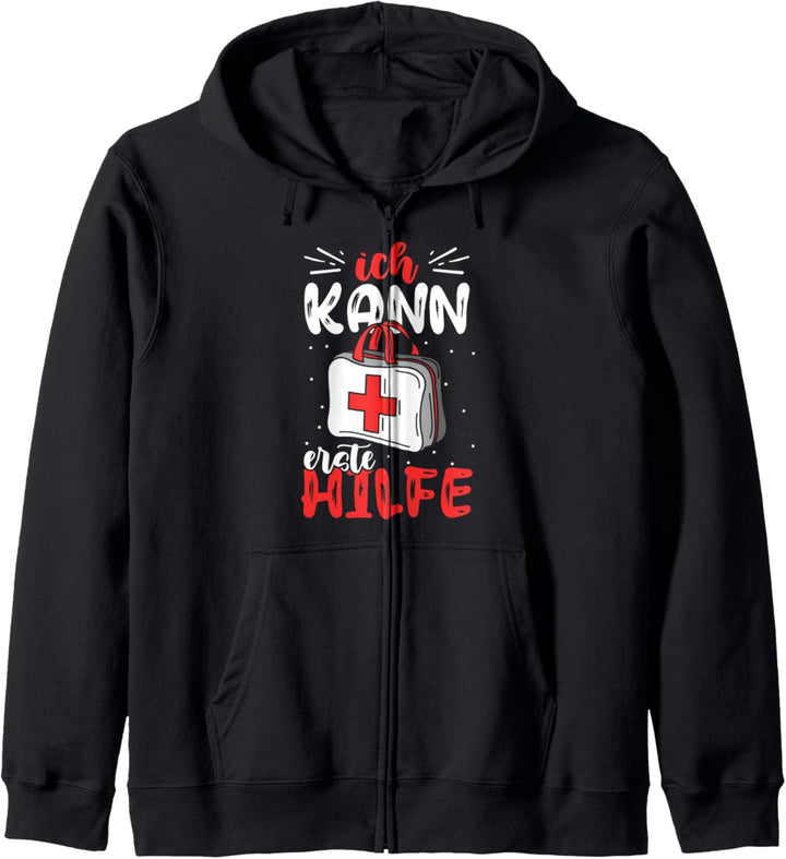 Sanitäter & Sani I Rettungsdienst I Notarzt Spruch Geschenk Kapuzenjacke
