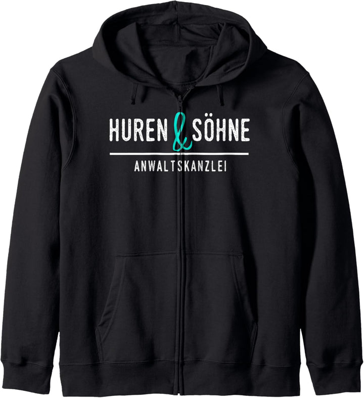 Huren & Söhne Anwaltskanzlei Geschenk zum Staatsexamen Kapuzenjacke