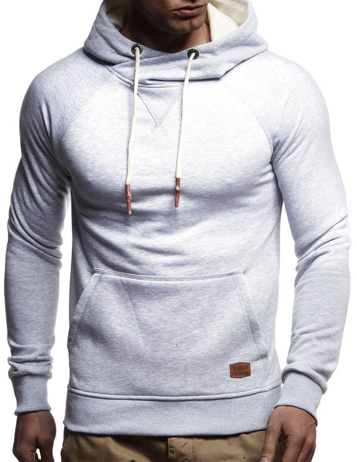 Leif Nelson Herren Pullover Hoodie Kapuzenpullover Longsleeve Basic Sweatshirt Sweater LN8153 XXL Gr